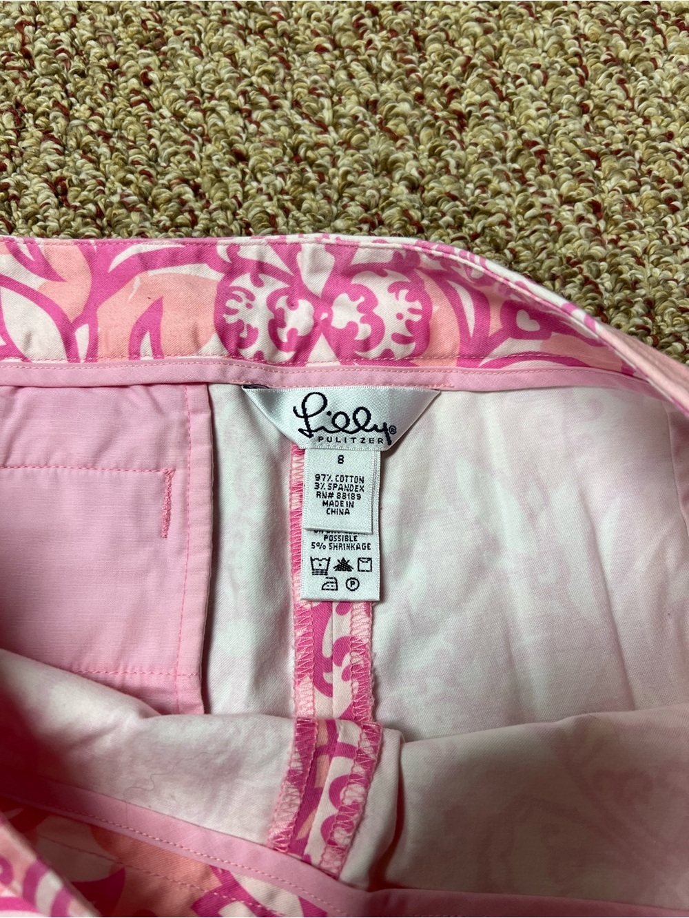 Lilly Pulitzer Pink Floral Sleep Pants - Picture 4 of 5